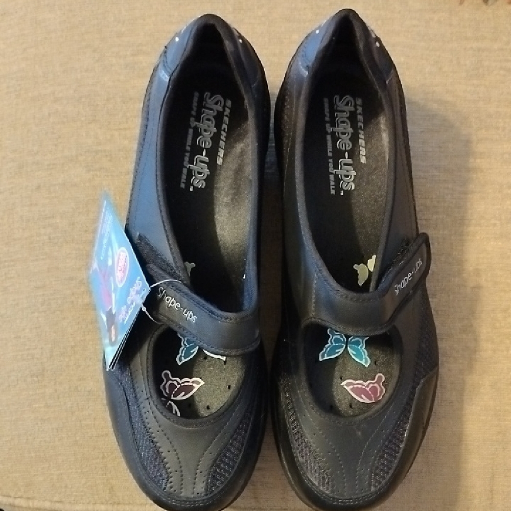 Skechers Shape Up Black Dress Shoes